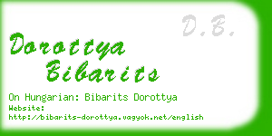 dorottya bibarits business card